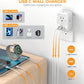 Surge Protector Wall Outlet Extender, TESSAN Multi Plug Outlet Splitter with 3 USB Charging Blocks(1 USB C), Multi Plug Wall Charger for Home, Office, School, College Dorm Essentials