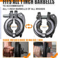 MAXRICH T Barbell Clamp 1 inch Multiple Sizes & Adjustable Weight Clips for Barbell Quick Release Barbell Clips|Barbell Collar Bar Locks for Weight Lifting (Black)