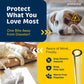PROTECTO 2-Pack Heavy Duty Cord Protectors from Pets No Chew Solution, 7ft Easy to Use Dog & Cat Cord Protector, Clear & Odorless Critter Cord Covers for Pets, Power Audio Video Wire Protector Tubing