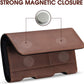 BECPLT Leather Galaxy S24 Ultra/Plus Holster Case with Belt Clip, ID Card Holder, Compatible with Galaxy S23+, Note 10+, S20+, A71, Note 9, 8, LG Stylo 5 (Brown)