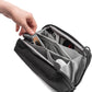 Peak Design Tech Pouch, Black, Electronics Organizer for Travel or Everyday Carry, Origami-Style Storage, Cable Pass-Through, Weatherproof Recycled Nylon, Gear Carry Bag for Men and Women