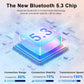 Wireless Earbud, Bluetooth Headphones 5.3 Built in 4 ENC Mic, Hi-Fi Stereo Bass Wireless Earphones, 40H Bluetooth Earbud in-Ear Dual LED Display, USB-C, IP7 Waterproof Sports Ear Buds, for Android iOS