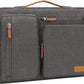 MOSISO 360 Protective Laptop Case 16 inch, 15-15.6 inch Laptop Sleeve Compatible with MacBook Pro 16, HP, Acer, Dell, Lenovo, ASUS, Side Open Carrying Case with 4 Zipper Pockets&Handle, Taupe Gray