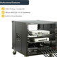 StarTech.com 16 Outlet Horizontal 1U Rack Mount PDU Power Strip for Network Server Racks - Surge Protection - 120V/15A - 6ft Power Cord (RKPW161915)