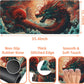 Mouse Pad Large Chinese Traditional Dragon Non-Slip Gaming Desk Mat with Stitched Edge Laptop Keyboard Desk Pad for Work Home Gaming (35.4 x 15.7 Inches)