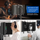 Aokeo Studio Recording Microphone Isolation Shield, Pop Filter.High density absorbent foam is used to filter vocal. Suitable for blue yeti and any condenser microphone recording equipment