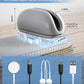 5-Pack Magnetic Cable Clips Cord Organizer - Smoothly Adjustable, Puretor Desk Cable Management Clips. Ideal Wire Holders for Desktop, Nightstand, Wall - Perfect for Home Office, Phone, Car (Grey)