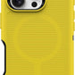 OtterBox iPhone 16 Pro (Only) Defender Series MagSafe Case - Night Reverse (Yellow & Black) - Built-in Magnets - Screenless - Rugged & Durable - with Port Protection