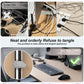 Nearockle Silicone Cable Ties Cord Organizer for Cable Management, 16PCS 4.2" and 7.1" Reusable Cable Organizer Electronic Accessories for Home, Office, Kitchen, School, Travel (Grey)