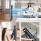 Dreo Tower Fan for Bedroom, 25ft/s Velocity Quiet Floor Fan, 90° Oscillating Fans for Indoors with 4 Speeds, 4 Modes, 8H Timer, Bladeless Fan, Standing Fans, Grey, Nomad One (DR-HTF007)