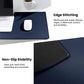 ALOANES Waterproof Mouse Pad with Durable Stitched Edge, Large Gaming Keyboard Pad, Non-Slip Rubber Base Mouse Mat, Desk pad for Gamer, Office & Home, Dark Blue Mousepad 27.6''x11.8''x0.12''