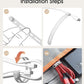 20Pcs Nearockle Silicone Cable Ties, 5.12 Inch Adjustable Cord Organizer Reusable Zip Ties for Charging Cords Earphone Computer Wire, Office Desk Cable Management Travel Accessories(White)