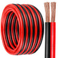 8 Gauge Wire 2 Conductors Copper Wire, 8 AWG Battery Cable Oxygen Free Copper Wire for Solar Panel, Automotive, Trailer, RV and Speaker (8 Gauge 50FT)