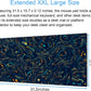 Abstract Starry Sky Swirl Gaming Desk Mat - XXL Large Mouse Pad for Keyboard & Mouse with Stitched Edges, 31.5" x 15.7" Colorful Art