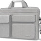 MOSISO Laptop Shoulder Bag, Computer Bag with 2 Raised&1 Flapover&1 Horizontal Pocket&Handle&Belt