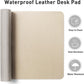 Aothia Leather Desk Pad Protector, Mouse Pad, Office Desk Mat, Non-Slip PU Leather Desk Blotter, Laptop Desk Pad, Waterproof Desk Writing Pad for Office and Home (Beige, 36" x 17")