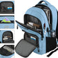 Laptop Backpack,Business Travel Anti Theft Slim Durable Laptops Backpack with USB Charging Port,Water Resistant College Computer Bag for Women & Men Fits 15.6 Inch Laptop and Notebook-Pale Blue