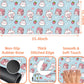 Mouse Pad Large Milk Box with Rabbit Non-Slip Gaming Desk Mat with Stitched Edge Laptop Keyboard Desk Pad for Work Home Gaming (35.4 x 15.7 Inches)