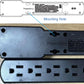 6-Outlet Surge Protector 2pk – 250 Joules, 2ft Cord, 15A/125V, 1875W Max – Right Angle Plug, Black – Home, Office, & Electronics Protection