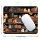 ITNRSIIET Mouse Pad with Stitched Edge Premium Textured Smooth Precise Operation Waterproof Washable Non-Slip Rubber Base Desktop Protection Mat, 10.2×8.3×0.12 inches, Cat on The Desk