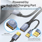 USB Extension Cable USB 3.0 Extension Cord Type A Male to Female Cord Nylon Braided High Data Transfer Compatible with USB Keyboard, Mouse, Flash Drive(65ft)