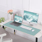 Leather Desk pad Protector, Large Desk mat with Natural Cork & PU Leather,Mouse pad,Non-Slip Office Desk Mat,Waterproof Desk Writing Pad for Office and Home (47in*23.7in, Light Blue)