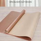 Leather Desk Pad Protector, Mouse Pad, Office Desk Mat, Non-Slip PU Leather Desk Blotter, Laptop Desk Pad, Waterproof Desk Writing Pad for Office and Home (Champagne Gold, 31.5" x 15.7")