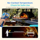 Etekcity Infrared Thermometer Upgrade 774, Heat Temperature Temp Gun for Cooking, Laser IR Surface Tool for Pizza, Griddle, Grill, HVAC, Engine, Accessories, -58°F to 842°F, Blue