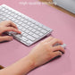 Pink Desk Mat, PU Leather Desk pad Large Mouse Pad, Non-Slip Desk Pad, Waterproof Desk Blotter Mat, Desk Cover Mat for Office and Home (31.5" x 15.7")