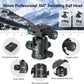 SmallRig Camera Tripod, 71" Foldable Aluminum Tripod/Monopod, 360°Ball Head Detachable, Payload 33lb, Adjustable Height from 16" to 71" for Camera, Phone