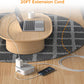 Flat Plug 20 FT Long Extension Cord, TESSAN Ultra Thin Power Strip Surge Protector with 8 AC Outlets, 900J, 3 USB Charger(1 USB C), Multi Port Charging Station for Home, Office, Dorm Room Essentials