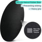 ITNRSIIET Round Mouse Pad with Stitched Edge Premium-Textured Waterproof Non-Slip Rubber Base Desktop Protection Mat Diameter 8.7 inches, Green Marble Texture