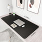 YSAGi Leather Desk Protector, Office Mat, Large Mouse Mat, Non-Slip PU Leather Blotter, Laptop Desk Pad, Waterproof Writing Pad for Office and Home (Black, 47.2" x 23.6")