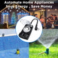 G-ELEK Outdoor Timer Outlet Waterproof, 24 Hour Outdoor Light Timer, Timers for Electrical Outlets, Ideal for Pool Pump, Christmas Lights, Heavy Duty, 2 Grounded Outlets, ETL Listed, 2 Pack