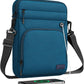MoKo 9-11 Inch Tablet Sleeve Bag, Fits 11 inch iPad Air M3, iPad A16 2025, Pro 11 M4, iPad 10/9/8/7th, Tab S8/S9 11, Multifunctional Bag with Shoulder and Headphone Port,Peacock Blue