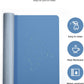 YSAGi Leather Desk Protector, Office Mat, Large Mouse Mat, Non-Slip PU Leather Blotter, Laptop Desk Pad, Waterproof Writing Pad for Office and Home (Sea Blue, 23.6" x 13.8")