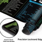Galdas Gaming Mouse Pad XXL XL Large Long Extended Big Mousepad Non-Slip Rubber Keyboard Mouse Pad with Stitched Edges for Laptop Home Office (31.5x11.8x0.08 Inch) -Notes