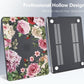 Batianda Premium Case for New MacBook Air 15 inch 2025 M4 2024 2023 with M3 M2 Chip Model A3241/A3114/A2941, Designed Protective Plastic Hardshell & Keyboard Cover & Screen Protector, Peony