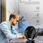 xasla 10000mAh Portable Clip On Fan With Light, 8 Inch Rechargeable Battery Operated Fan, 24H Long-last, Quiet Personal Camping Fan Digital Display, 3 Speed, 360° Rotate, for Gym Outdoor Travel