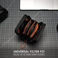 WANDRD Lens Filter Case - Store 4 Filters in Your Camera Backpack or Camera Case, Protect Photography Accessories from Scratches, Dust & Impact (Sedona Orange)