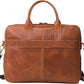 VC VINTAGE COUTURE Leather briefcase bag for men Leather Laptop Bags For Men and Women Travel Messenger Bag