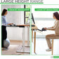Uncaged Ergonomics KT2-b Under-Desk Adjustable Height & Angle Sit to Stand Up Keyboard Tray with negative tilt Best standing desk computer keyboard holder drawer