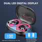 Wireless Earbuds Sport Bluetooth Headphones 5.4, 2025 Bluetooth Earbuds 4 HD Mic, Over-Ear Buds with Earhooks ENC Noise Canceling Earphones, 48Hrs Stereo, IP7 Waterproof Headset for Workout/Running