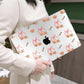 MEEgoodo Case for MacBook Pro 13 inch Case 2022 2021 2020 New A2338 M2/M1 A2251 A2289, Laptop Hard Shell with Keyboard & Camera Cover Compatible with 13 inch MacBook Pro, Cute Dog & Bows