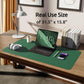 YSAGi Leather Desk Pad Protector, Office Desk Mat, Large Mouse Pad, Non-Slip PU Leather Desk Blotter, Laptop Desk Pad, Waterproof Desk Writing Pad for Office and Home (Jade Green, 31.5" x 15.8")