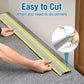 Eapele Floor Cable Cover Protector,Heavy Duty PVC Duct Easy to Unroll,Prevent Cable Trips and Protect Wires,Perfect for Home Office or Outdoor (Gray - 10ft)