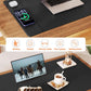 TopMade Mouse Pad with 15W Wireless Charging, XXL Large Leather Desk Mat, Waterproof Gaming Mousepad Home Office Desk Pad Protector, Computer Keyboard Pad, Mouse Mat for for MacBook, PC, Laptop, Black