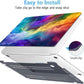 Mektron for MacBook Pro 13-inch Case 2022 2021 2020 Release A2338 M2 M1 A2289 A2251, Printed Plastic Hard Shell Cover for New MacBook Pro 13.3-inch Touch Bar Fits Touch ID，Rainbow Cosmic