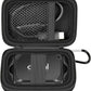 ANKHOH Carrying Case for Crucial X10/ X9 Pro 8TB/ 6TB/ 4TB Portable SSD, 2TB/ 1TB External Solid State Drive Hard Storage Holder Bag with Mesh Pocket Fits for USB-C Cable (Box Only)