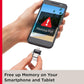 SANDISK 64GB Ultra Dual Drive m3.0, microUSB and USB Type-A, High-speed USB 3.0,, Retractable design for Android Devices and Computers - SDDD3-064G-G46, Black